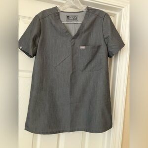 Figs Catarina Graphite Grey Scrub Top
